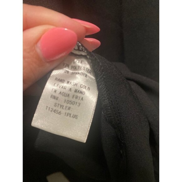 Andree by Unit Black Oversized Blouse 1X/2X NWT - Picture 5 of 6